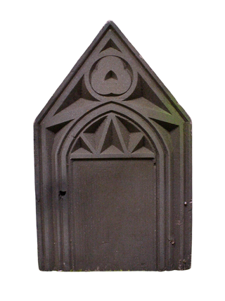 Deco Pointed Headstone Rental