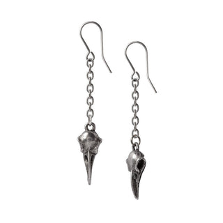 Raven Skull Earrings