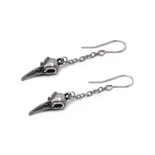 Raven Skull Earrings