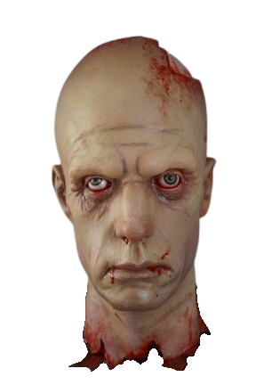 Exposed Skull Frank Head Prop