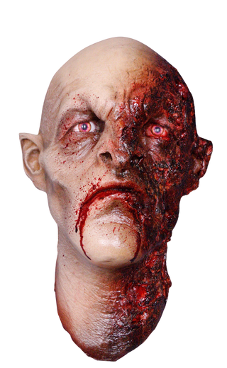 Half Burnt Severed Vampire Baron Head