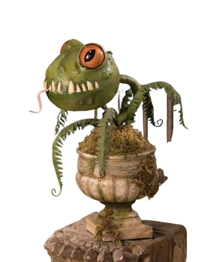 Large Froggy Fern Halloween Decoration