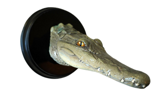 Mounted Replica Gator Head