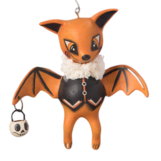 Orange Oliver Bat Ornament