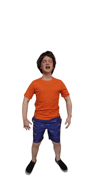 Screaming Child Full Standing Body Prop