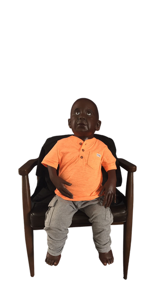 Sitting Preschool Toddler Boy Body