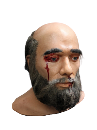 Wounded David Head with Beard