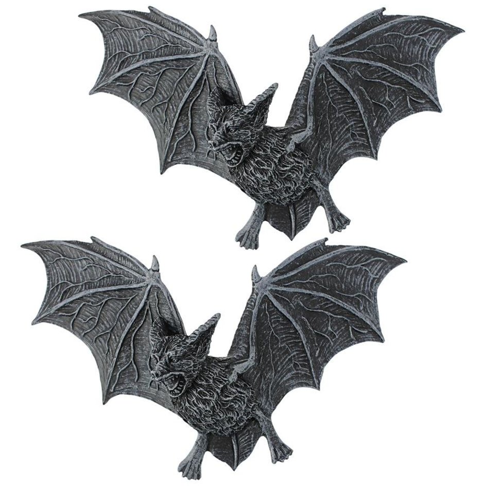 Vampire Bat Pair Wall Decor – Dapper Cadaver Props