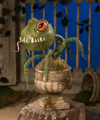 Large Froggy Fern Halloween Decoration