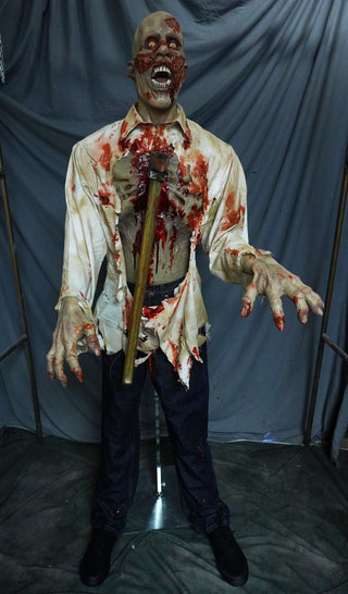 Axed Zack Zombie Figure