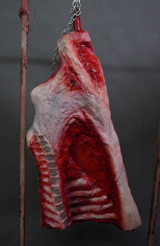 Hanging Side of Beef Hindquarter