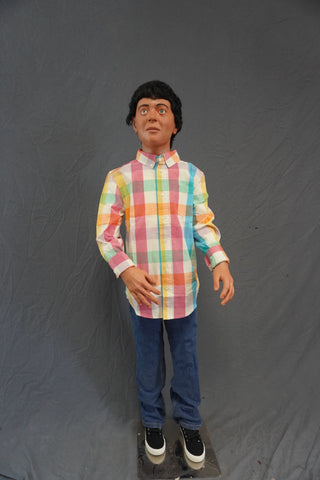 Poseable Standing Boy Child Figure