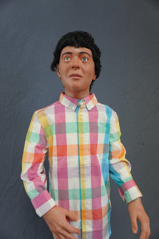 Poseable Standing Boy Child Figure