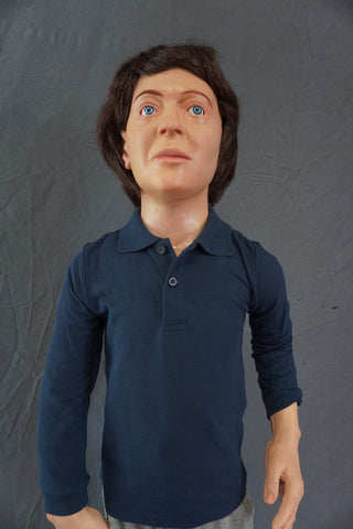 Poseable Standing Boy Child Figure