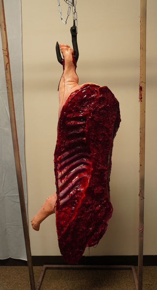 Hanging Full Side of Pork