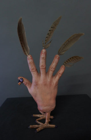 Hand Turkey Spooky Thanksgiving Decoration