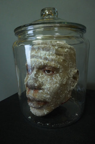Frozen Richard Head in a Jar