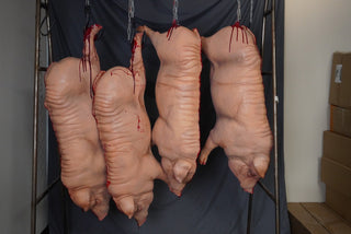 Hanging Full Side of Pork