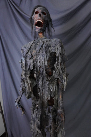 Burnt Mummy with Clothes