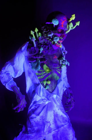 Bioluminescent UV Mushroom Zombie Zack Figure