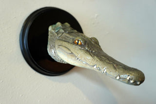 Mounted Replica Gator Head