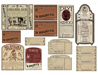Vintage Labels Sheet