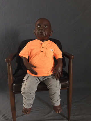 Sitting Preschool Toddler Boy Body