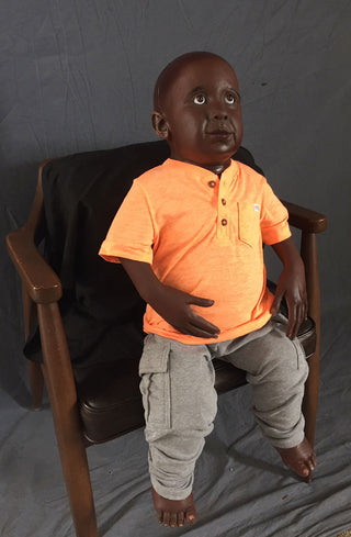 Sitting Preschool Toddler Boy Body