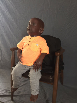 Sitting Preschool Toddler Boy Body