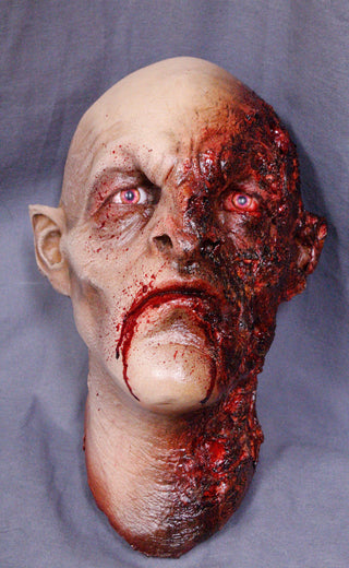Half Burnt Severed Vampire Baron Head