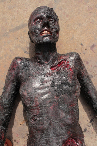 Burn Luttra Cadaver Body