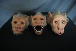 Furry Dura Monkey Head Prop
