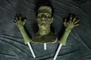 Frankenstein Head with Hands