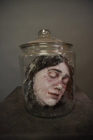 Frozen Jessica Head in a Jar