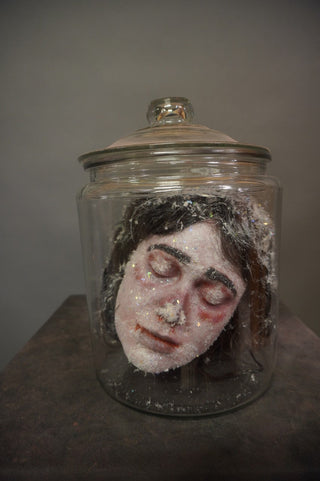 Frozen Jessica Head in a Jar