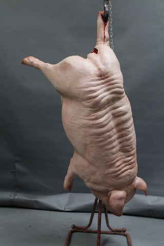 Hanging Gutted Pig