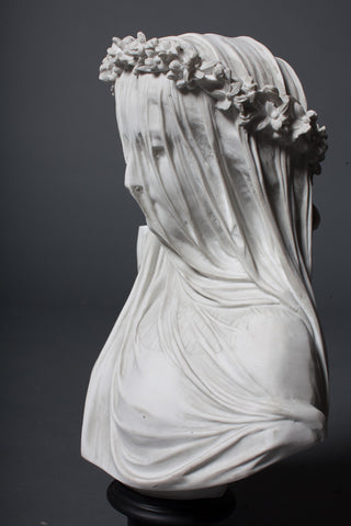 Maiden Bust in Mourning Veil