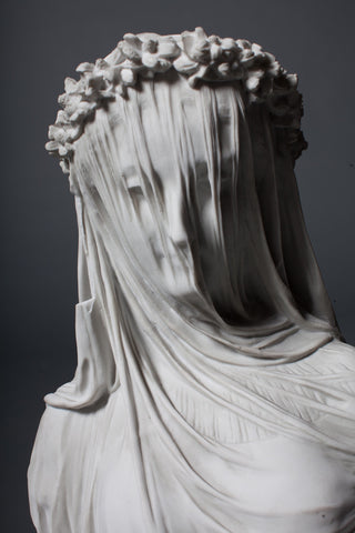 Maiden Bust in Mourning Veil