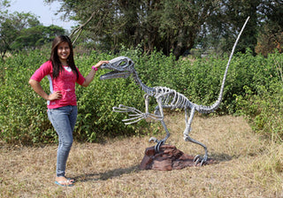 10 Ft Long Raptor Skeleton Rental