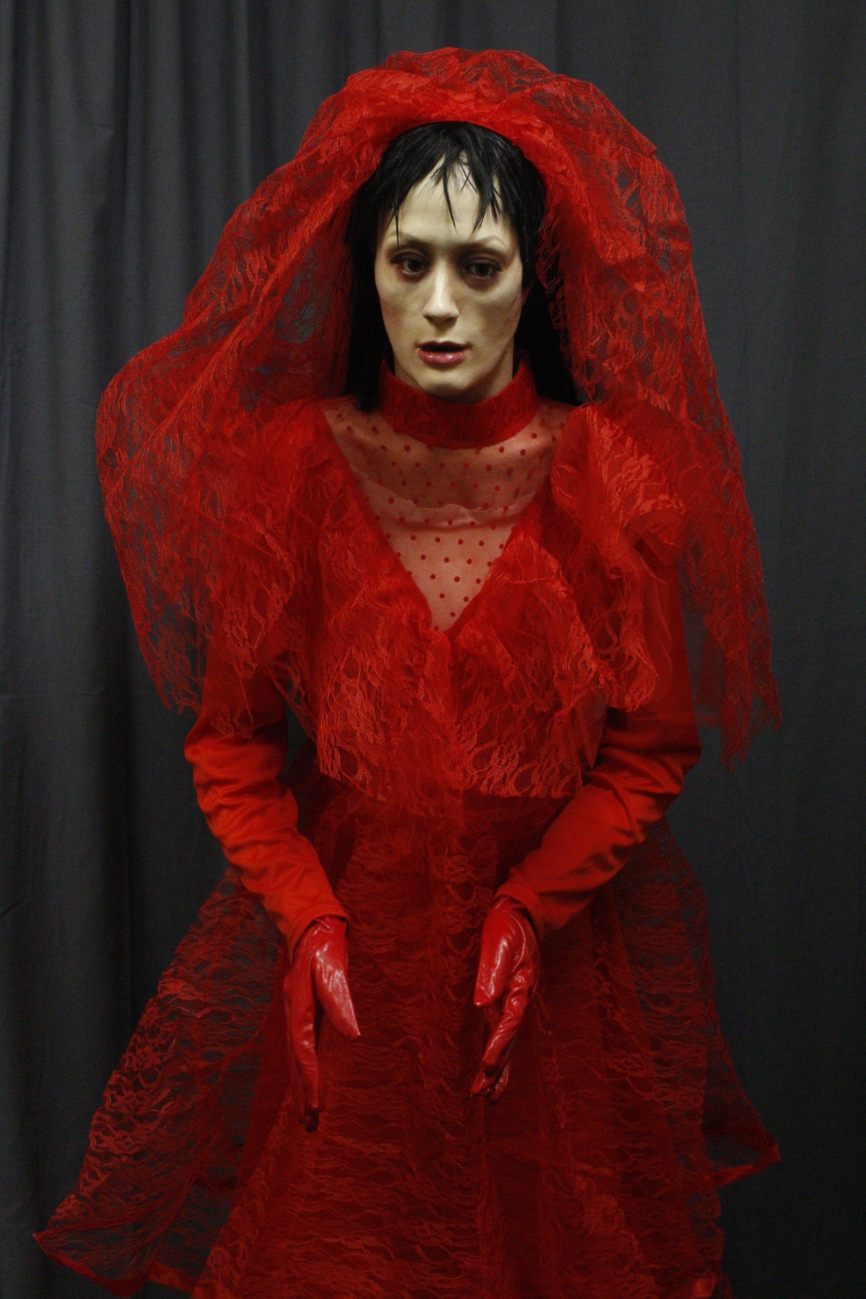 ghost red dress GHOST Winnie Satin Maxi Dress